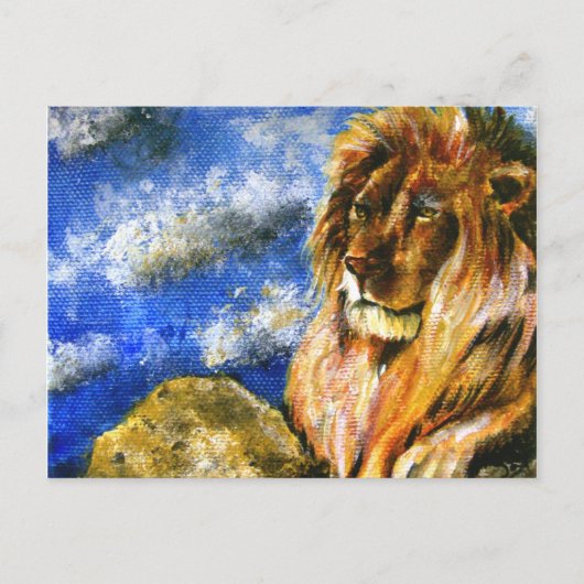 Cartes postales du lion royal (Devant)