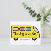 Cartes postales du logo du bus Joy Love (Debout devant)