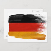 Cartes postales du pavillon de l'Allemagne (Devant / Derrière)