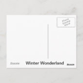 Cartes postales du pays des merveilles d'hiver (Dos)