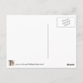 Cartes postales du Pingouin de Cute Humboldt (Dos)