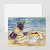 Cartes postales du Red Wine and Cheese Beach Party (Devant / Derrière)