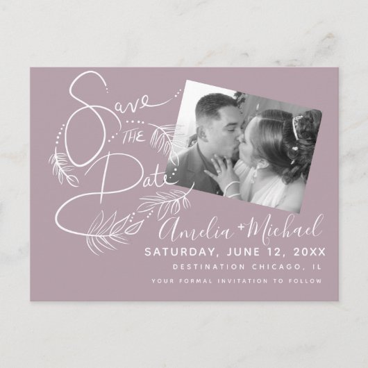 Cartes postales du script de marquage botanique (Devant)