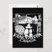 Cartes postales du souvenir de Vancouver Points de (Devant / Derrière)