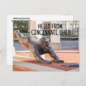 CARTES POSTALES DU STADE DE BASEBALL DE CINCINNATI (Devant / Derrière)
