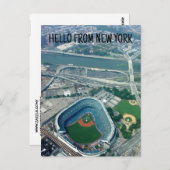 CARTES POSTALES DU STADE DE BASEBALL DE NEW YORK (Devant / Derrière)
