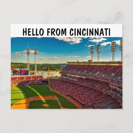 CARTES POSTALES DU STADE DE CINCINNATI (Devant)
