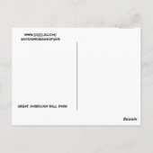 CARTES POSTALES DU STADE DU PARC DE CINCINNATI (Dos)