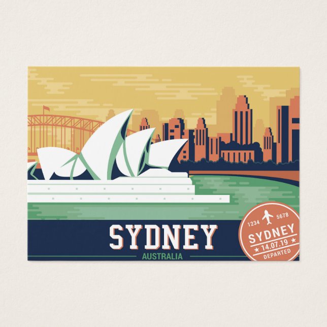 Cartes postales du Sydney (Devant)