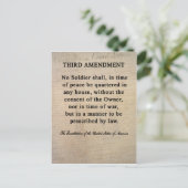Cartes postales du troisième amendement (Debout devant)