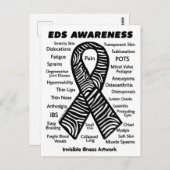 CARTES POSTALES...EDS - Symptômes (Devant / Derrière)