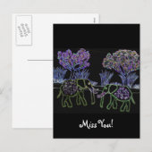 Cartes postales Electroniques Valentine (Devant / Derrière)