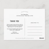 Cartes postales Elegant Touch EDITABLE COULEUR Mer (Dos)