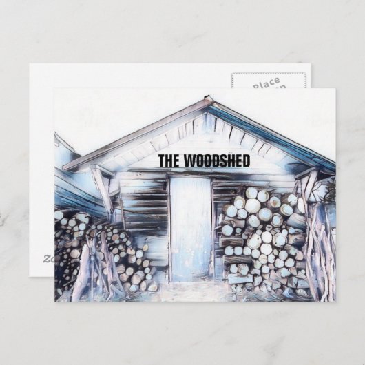 Cartes postales EN BOIS (Devant / Derrière)