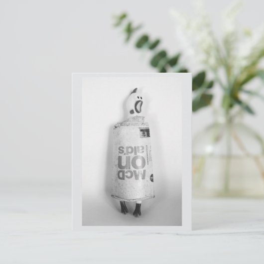 Cartes postales en caoutchouc recyclé (Debout devant)