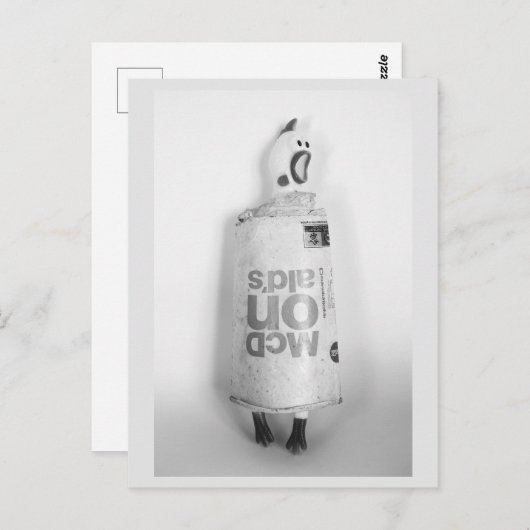 Cartes postales en caoutchouc recyclé (Devant / Derrière)