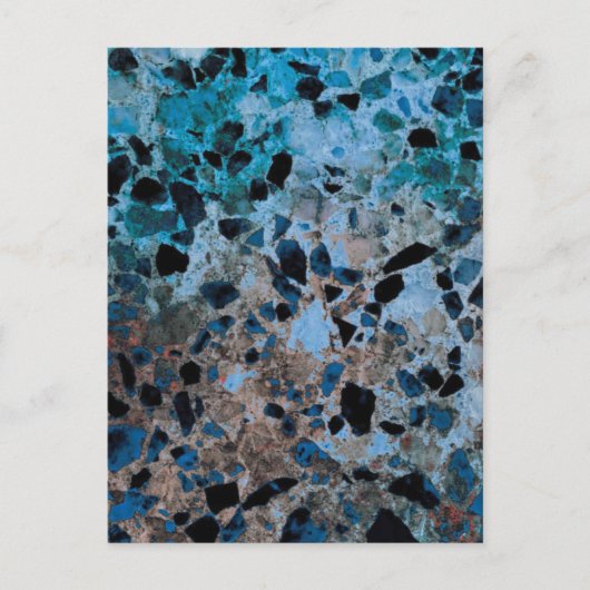 Cartes postales en granit bleu (Devant)
