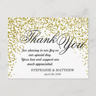 Cartes postales en Merci Confetti Parties scintill