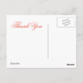 Cartes postales en Merci de dentelle rose (Dos)