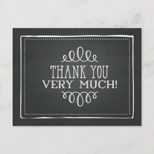 Cartes postales en Merci de tableau noir