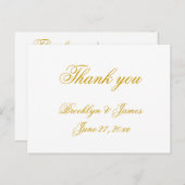 Cartes postales en Merci Mariage nautique blanc (Devant / Derrière)