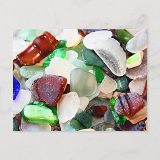 Cartes postales en verre de plage