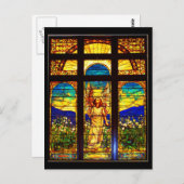 Cartes postales en verre-Tiffany 10 (Devant / Derrière)