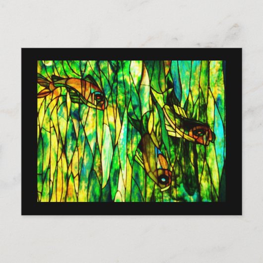 Cartes postales en verre-Tiffany 13 (Devant)