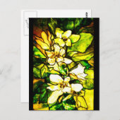 Cartes postales en verre-Tiffany 2 (Devant / Derrière)