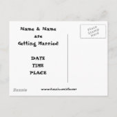 Cartes postales ENREGISTRER LA DATE (Dos)