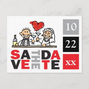 Cartes Postales Enregistrer La Date De Mariage Et 