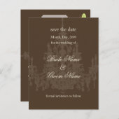 Cartes postales Enregistrez la date, lustre (Devant / Derrière)