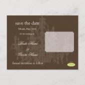 Cartes postales Enregistrez la date, lustre (Dos)