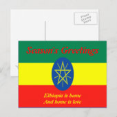 Cartes postales éthiopiennes (Devant / Derrière)