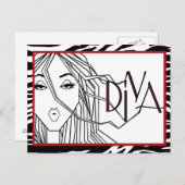 Cartes postales "Extensions de DIVAtude" (Devant / Derrière)