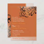 Cartes postales Faire-part de mariage bon marché (Devant / Derrière)