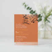 Cartes postales Faire-part de mariage bon marché (Debout devant)