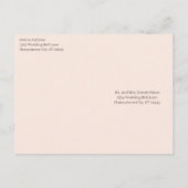 Cartes postales Faire-part de mariage bon marché (Dos)