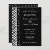 Cartes postales Faire-part de mariage bon marché (Devant / Derrière)