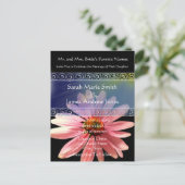 Cartes postales Faire-part de mariage bon marché (Debout devant)