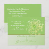 Cartes postales Faire-part de mariage bon marché (Devant / Derrière)