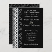 Cartes postales Faire-part de mariage bon marché (Devant / Derrière)