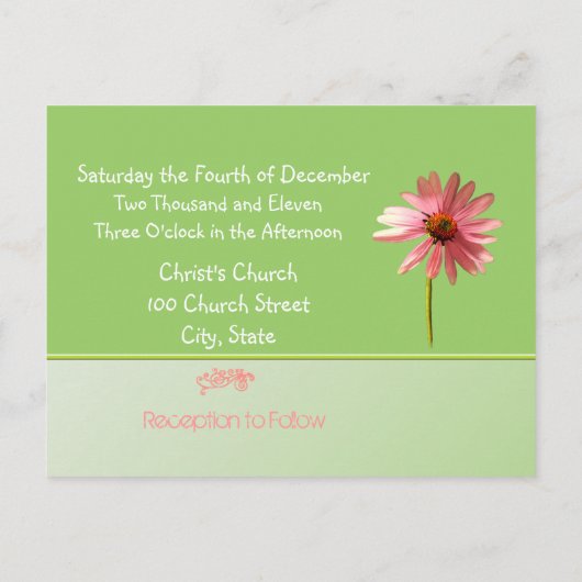 Cartes postales Faire-part de mariage bon marché (Dos)