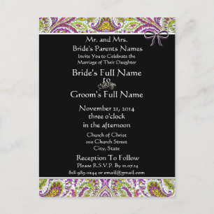 Cartes postales Faire-part de mariage bon marché