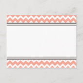 Cartes postales Faire-part Elopement Gris corail (Dos)