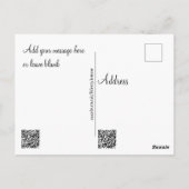 Cartes postales - Famille de Zebra (Dos)