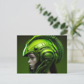 Cartes Postales Fille Futurisme (Debout devant)