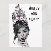 Cartes postales Fille Glitzy (Devant)