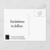 Cartes postales Fleurs blanches Cœurs Noirs Enregi (Dos)