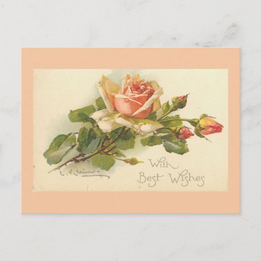 Cartes postales Fleurs vintages (Devant)